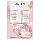 Pantene Nutrient Blends Miracle Moisture Boost Rose Water Shampoo & Conditioner Dual Pack for Dry Hair, Sulfate Free