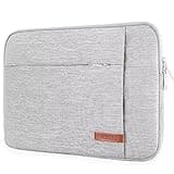 Lacdo Laptop Sleeve Case for 14-inch MacBook Pro M4/M3/M2/M1 Chips Pro Max A3112 A3401 A3185 A2992 A2918 A2779 2024-2021, Water-Resistant Computer Bag MacBook Bag Case with Accessory Pocket, Gray