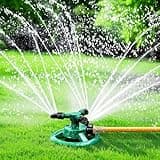 Sprinklers for Yard, Water Sprinkler for Lawn, 360 Degree Rotating Lawn Sprinkler for Yard Large Area, Yard Sprinklers for Kids, Pets Playing