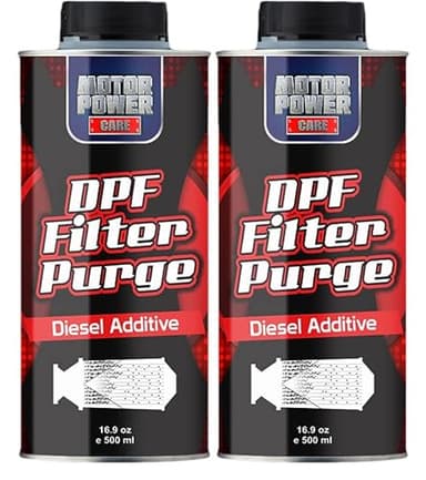 2 bottles DPF Filter Purge: The Most Economical Way to Clean and Protect Your Diesel Particulate Filter, Diesel Additive, High Performance Helps Regeneration No Assembling 500ml 16.9 oz x 2