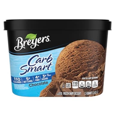 Breyers CarbSmart Frozen Dairy Dessert, Chocolate Ice Cream Alternative, 48 oz