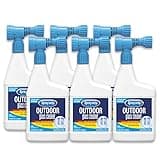 Sprayway Outdoor Glass Cleaner, 32oz, Pack of 6 | Streak-Free Shine, Foaming Action | Ideal for Windows, Patio Doors, and Outdoor Glass Surfaces