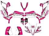 2009-2013 450R/450X (Aluminum Frame EFI) YFZ 450 13 Fly Pink Senge Graphics Kit Compatible with Yamaha