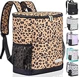 Wolka Cooler Backpack 30 Cans,Portable Backpack Coolers Insulated Leak Proof,Waterproof Soft Sided Cooler Bag for Travel,Beach,Camping,Picnic,Lunch Backpack for Women
