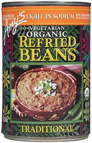 Amy's Beans Refried Traditional Low Sodium Organic, 15.4 Ounce