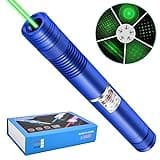 LUEIIN Green Laser Pointer High Power Long Range Green Visible Beam for LED/LCD Screens Presentations