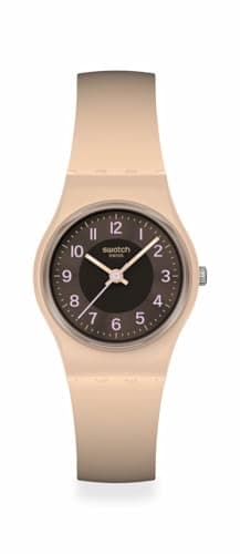 Swatch Lady Women's Watch Casual Polymer Brown Quartz Waterproof Espresso Charm