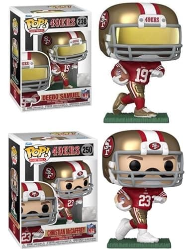Funko Deebo Samuel/Christian McCaffrey (San Francisco 49ers) NFL Pop! Combo (2)