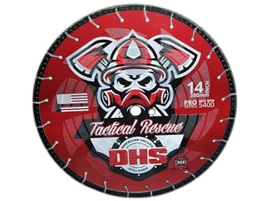 DHS 14" Demolition Fire Rescue Diamond Blade - 20mm / 1" Arbor