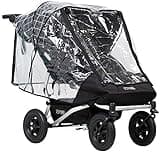 Mountain Buggy Duet Double Cover, Storm, Clear