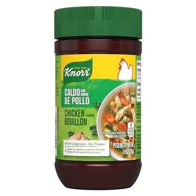 Knorr Chicken Flavor Bouillon For Sauces, Soups and Stews Granulated Fat and Cholesterol Free 7.9 oz