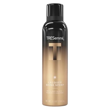 TRESemmé Lacquer Shine Spray 1 ct A-LIST Collection for Brilliant Gloss + Humidity Control, Developed Safe for All Hair Types, 5.3 Oz