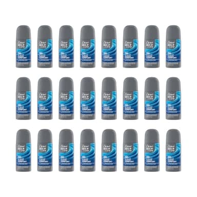 Dove Men+Care Antiperspirant Deodorant Dry Spray Clean Comfort 24 count For Men 72-hour Sweat and Odor Protection with Triple Defense Technology 1 oz