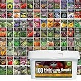 Survival Garden Seeds Farmer Seed Vault - 100 Packets Non-GMO Heirloom Vegetable, Fruits, Herb Seed Varieties for Planting a Victory Garden - Plant & Grow Survival Food - Emergency Preparedness Gear