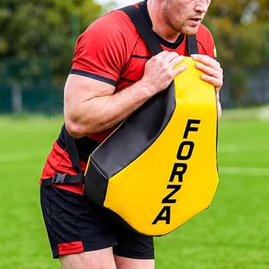 FORZA Rugby Body Tackle Pad – Senior Rugby Training Pad with High-Density Foam for Contact & Tackling Drills