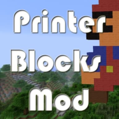 Printer Blocks Mod for Minecraft