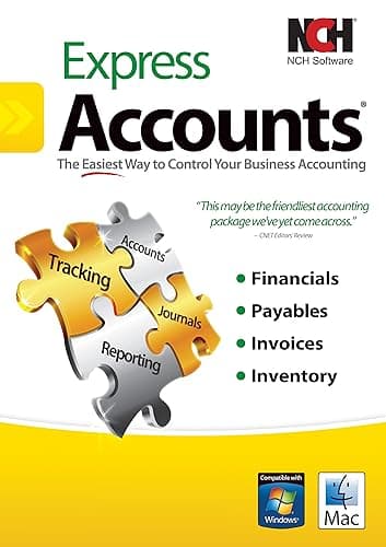 Express Accounts 2024 Accounting Software for Bookkeeping, Cashflow and Reporting [Download]