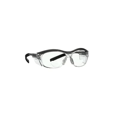 3M Readers 2.0X Safety Eyewear, Impact-Resistant, Blocks 99.9% of UV, Clear lenses, Safety Glasses With Built In Bifocal Power Of +2.0, Lightweight, Adjustable Temple Lengths, 1 Pack (91192H1-C)