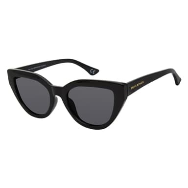 Prive Revaux The Chica Cat-Eye Sunglasses – Handcrafted, Scratch & Impact Resistant Lenses with 100% UV Protection – For Women– Black