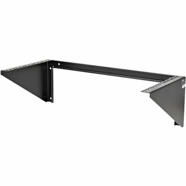 StarTech.com 5U Vertical Wall Mount Rack - 19in Low Profile Open Wall Mounting Bracket - Network/Server Room/Data/AV/IT/Patch Panel/Communication/Computer Equipment - w/ Cage Nuts/Screws, TAA