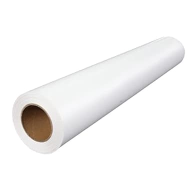 CALCA HTV Vinyl Roll White Printable Heat Transfer Vinyl for Inkjet Printer, Heat Transfer HTV Roll White Iron on Vinyl for Light or Dark T-Shirt Fabric (23.6" X 15ft)