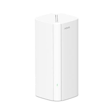 Tenda AX3000 Mesh WiFi 6 System Nova MX12-2800 sq.ft Coverage - Whole Home WiFi Mesh System - 1.7 GHz Quad-Core CPU - Dual-Band Mesh Network for 160+ Devices - 3 Gigabit Ports per Unit - 1-Pack