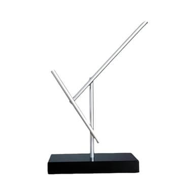 CulinaryEdge Kinetic Energy Sculpture Pendulum Perpetual Motion Ornament Desktop Anti-Gravity Pendant Silent Metal Desk Toy