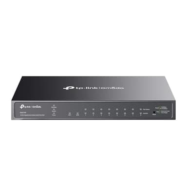TP-Link TL-SG2210P V3 | Jetstream 8 Port Gigabit Smart Managed PoE Switch | 8 PoE+ Ports @61W, 2 SFP Slots | Omada SDN Integrated | PoE Recovery | IPv6 | Static Routing | Limited Lifetime Protection