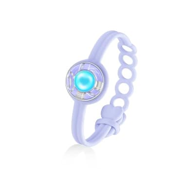 TOTWOO Single Touch Bracelets for Couples, Light up & Vibration for Love Couples | Long Distance Relationship Gifts for Girlfriend, Mother-Daughter, Sisters Bluetooth APP Set Up Pairing Jewelry
