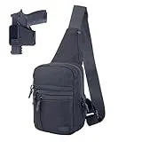 NorthClimbOtd Concealed Carry Bag for Men, CCW Sling Bag, Tactical Sling Bag, Gun Bags for Handguns Conceal Carry, Ideal for Everyday Carry & Outdoor Use