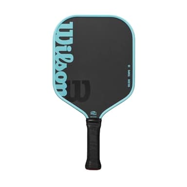 Wilson Tempo 16mm Pickleball Paddle - Grip Size 2-4 1/4", Black/Blue