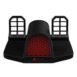 Honeycomb Aeronautical Charlie Rudder Pedals with Adjustable Tension Knob, Aluminum Construction, and Adjustable Pedal Angles