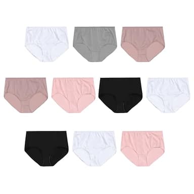 Hanes Women's Cool Comfort Breathable Mesh Brief 10-Pack
