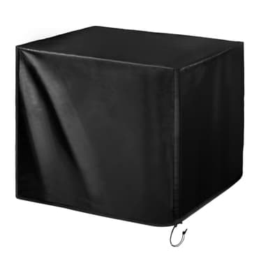 TIAOFY Waterproof Universal Generator Cover, Outdoor Generator Tent Running Cover, Portable Generator Enclosure 600D Oxford Fabric with Elastic Drawstring (BLACK, 26"(L) x 20"(W) x 20"(H))