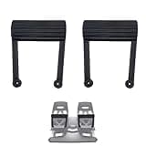 XINGBIRDS Enlarged and widened Footrest for Thrustmaster TFRP T.Flight Rudder Pedals,Enhance the flying experience