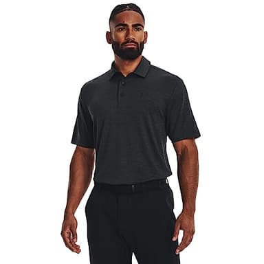 Under Armour Men's Playoff Polo 3.0, (001) Black/Jet Gray/Black, Large