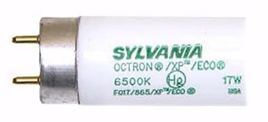 LEDVANCE Fluorescent 24" 17W T8 Lamp, 6500K Daylight, Coated, 1 Pack
