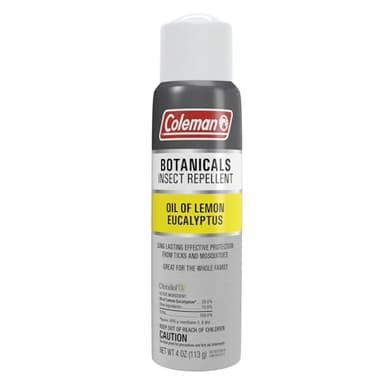 Coleman Naturally Based DEET Free Lemon Eucalyptus Insect Repellent Spray - 4 oz