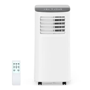 Garvee 3-in-1 Portable Air Conditioner, 8,000 BTU Portable AC Unit with Cooling, Dehumidifier & Fan for Rooms up to 350 sq.ft with Remote Control, Sleep Mode, 24H Timer & Window Kit