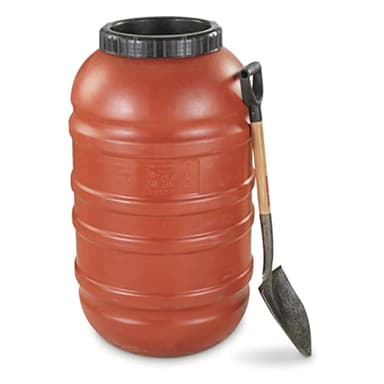U.S. Military Surplus Waterproof Food Grade 58 Gallon Barrel, Used