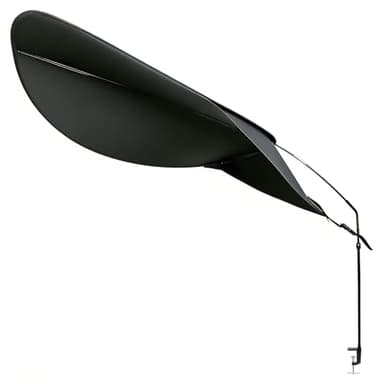 Large Office Cubicle Shade, Desk Shade for Cubicle to Block Light, Adjustable Desk Umbrella for Computer Monitor Glare Reduction – Blocks Overhead Light & AC Airflow Cubicles Accessories