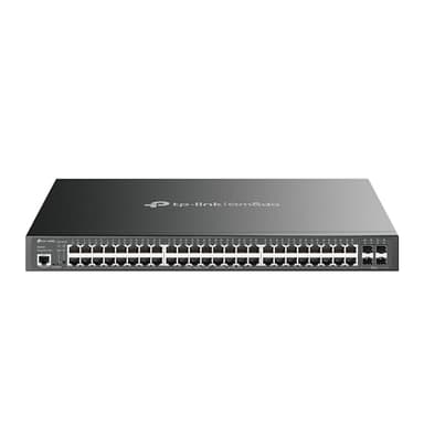 TP-Link TL-SG3452P | 48 Port Gigabit L2+ Managed PoE Switch | 48 PoE+ Port @384W, 4 x SFP Slots | PoE Auto Recovery | Omada SDN Integrated | IPv6 | Static Routing | Limited Lifetime Protection