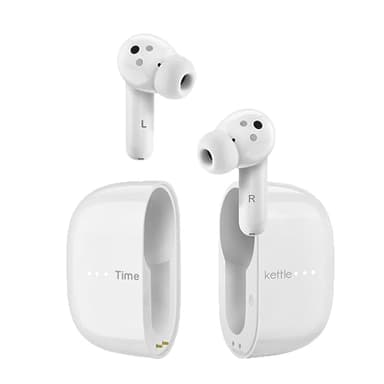 Timekettle M3 Language Translator Earbuds,Two-Way Translator Device with APP for 40 Languages Online,Voice Bluetooth Translator Earbuds,Compatible with iOS,Android (Online Version) White