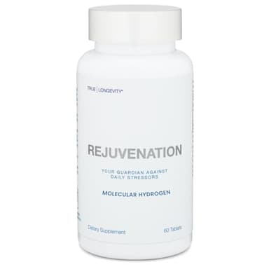 DRINK HRW Rejuvenation Molecular Hydrogen Water Tablets: 12 ppm H2, Patented, USA Made, IHSA-Certified Hydrogen & Magnesium Supplement. Supports Energy, Recovery, Cognitive Function (Unflavored, 60Ct)