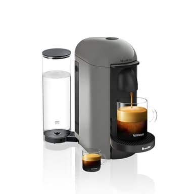 Nespresso Vertuo Plus Coffee and Espresso Maker by Breville, Grey