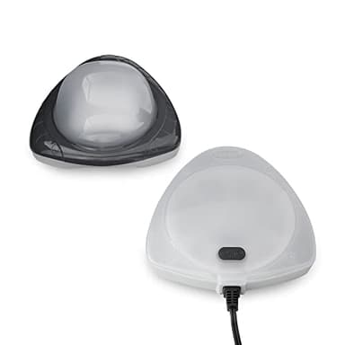 Intex Underwater LED Magnetic Above Ground Wall Pool Light with Magnetic Transmitter and 4 Options, Multicolor/White