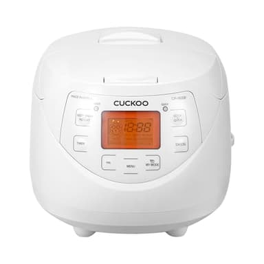 CUCKOO Micom Fuzzy Logic Rice Cooker, 12-Cup Cooked, White, CR-0633F