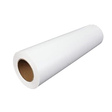 US Stock - 23.6" x 98´ Roll White Eco-Solvent HTV Printable Heat Transfer Vinyl Film for Dark T-Shirt Fabric