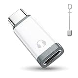 TiMOVO for Lightning to USB C Audio Headphone Adapter with Line Control, Lighting to USB C Earphone Adaptor for iPhone 16/15 Series, iPad Air/Pro/Mini, Not for Charging and Data Transfer, White