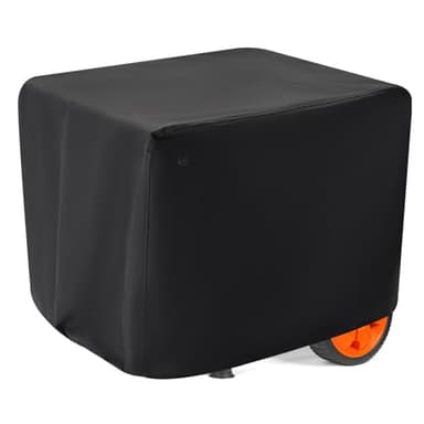 Waterproof Generator Covers for Outside, Heavy Duty Thicken 900D Polyester Fabric Portable Generator Covers Universal Fits for Most Generators 5000-10000 Watt, Black (32"L x 24"W x 24"H)